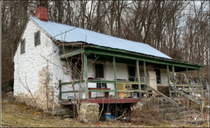 The Charles Lee stone house replaced the original log dwelling ca.1840.