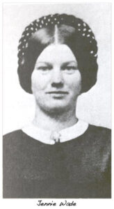 Portrait of Ginnie (Jennie) Wade,
the only civilian casualty of the Battle of Gettysburg (NPS) 