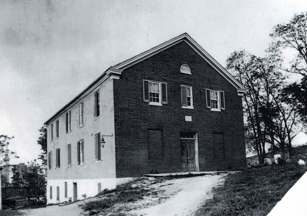 The "Old Hill" Asbury ME Church on East All Saints St. (William O. Lee Collection, Courtesy Heritage Frederick Archives and Research Center)