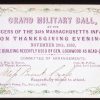 Notice for a Military Ball for the Officers of the 34th Massachusetts Infantry, November 26, 1863, Harpers Ferry, Virginia (Harpers Ferry National Historical Park)