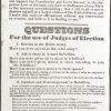 Oath of Allegiance, to be administered to every voter, and Questions for the use of Judges of Election in Maryland (Courtesy of Chris Haugh)