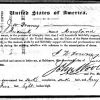 The Oath of Allegiance signed by former Confederate soldier J. W. Downey on June 19, 1865 (ancestry.com)